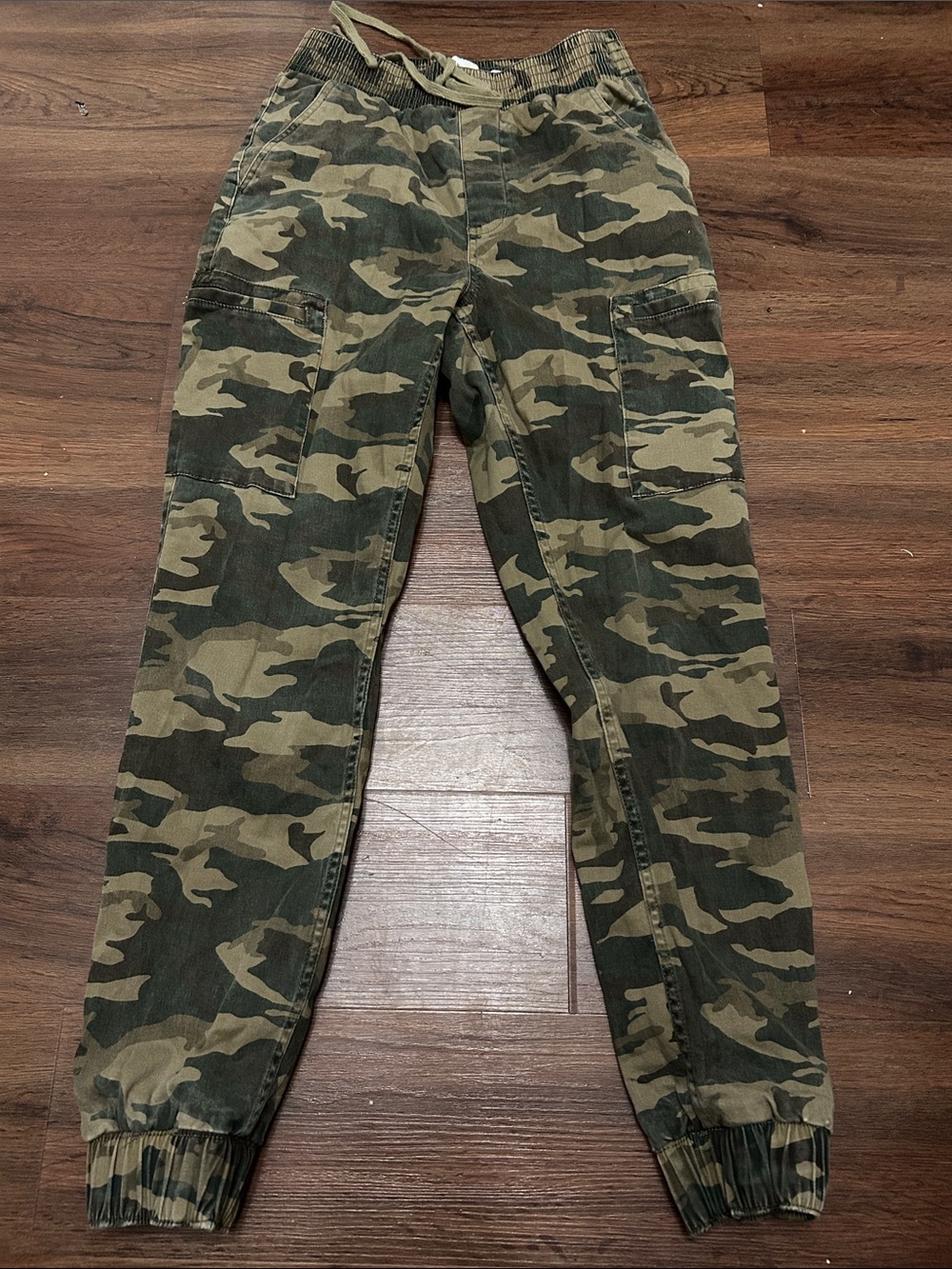 Hollister Olive Green Camo Jogger Pants for Kids